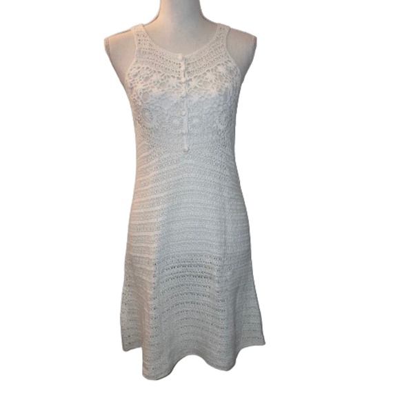 INDISKA Medium crochet dress sleeveless women’s boho - Picture 1 of 6